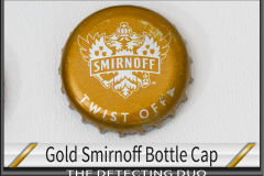 Gold Smirnoff Bottle Cap
