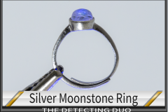 Silver Moonstone ring