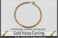 Gold Hoop Earring