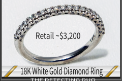 Tacori 18K White Gold Diamond Ring
