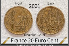 France 20 Euro Cent 2001