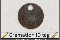 Cremation Tag 1289