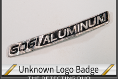 6016 Aluminum Logo Badge