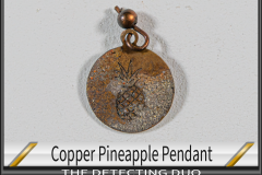 Pendant Copper Pineapple
