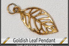 Goldish Leaf Pendant