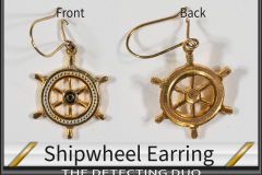 Shipwheel Earring