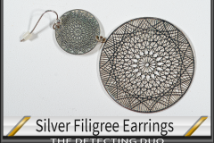 Earring Silver Filigree