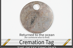 Cremation Tag