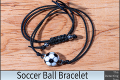 Soccer Ball Bracelet