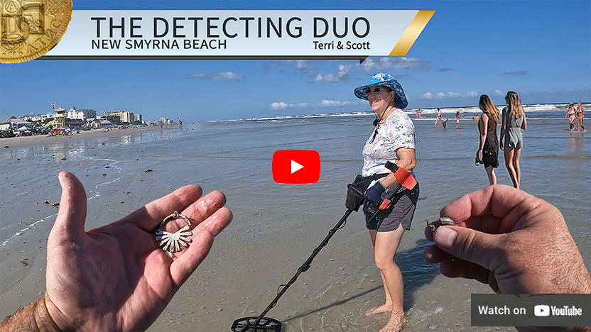 S02 E49 Finding More Earrings Metal Detecting New Smyrna Beach Florida