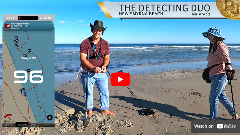 S02 E55 Rings and Things Last Day of Year 2023 Metal Detecting New Smyrna Beach Florida