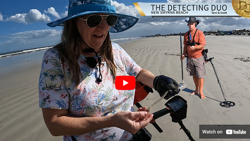 S03 E06 Finding Lots of Jewelry Metal Detecting New Smyrna Beach Florida